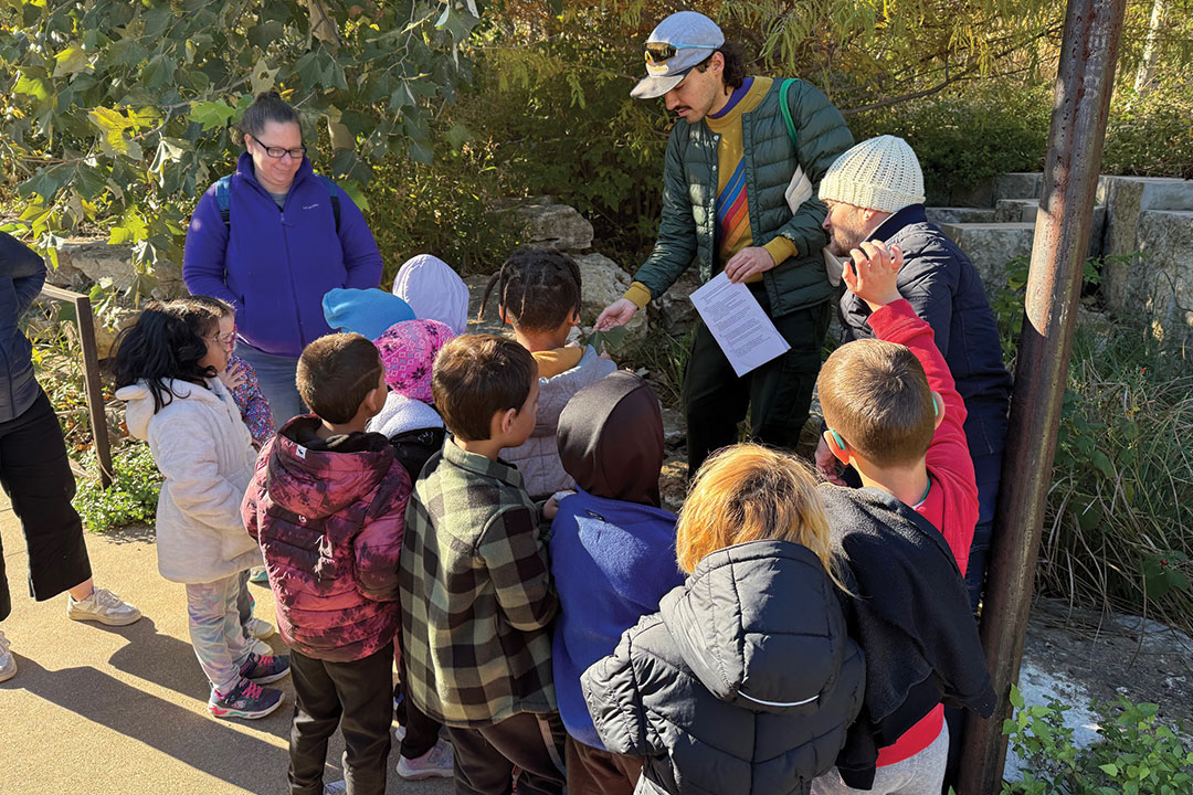Students in the park